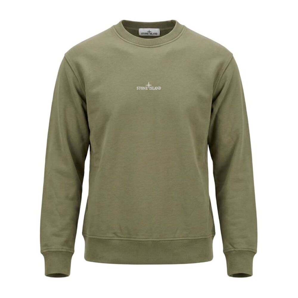 Stone Island Men Felpa A Girocollo